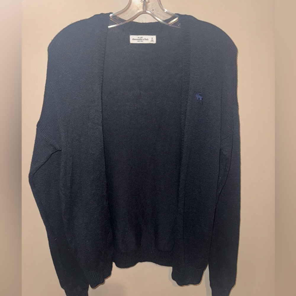 Abercrombie and Fitch Navy Cardigan Medium